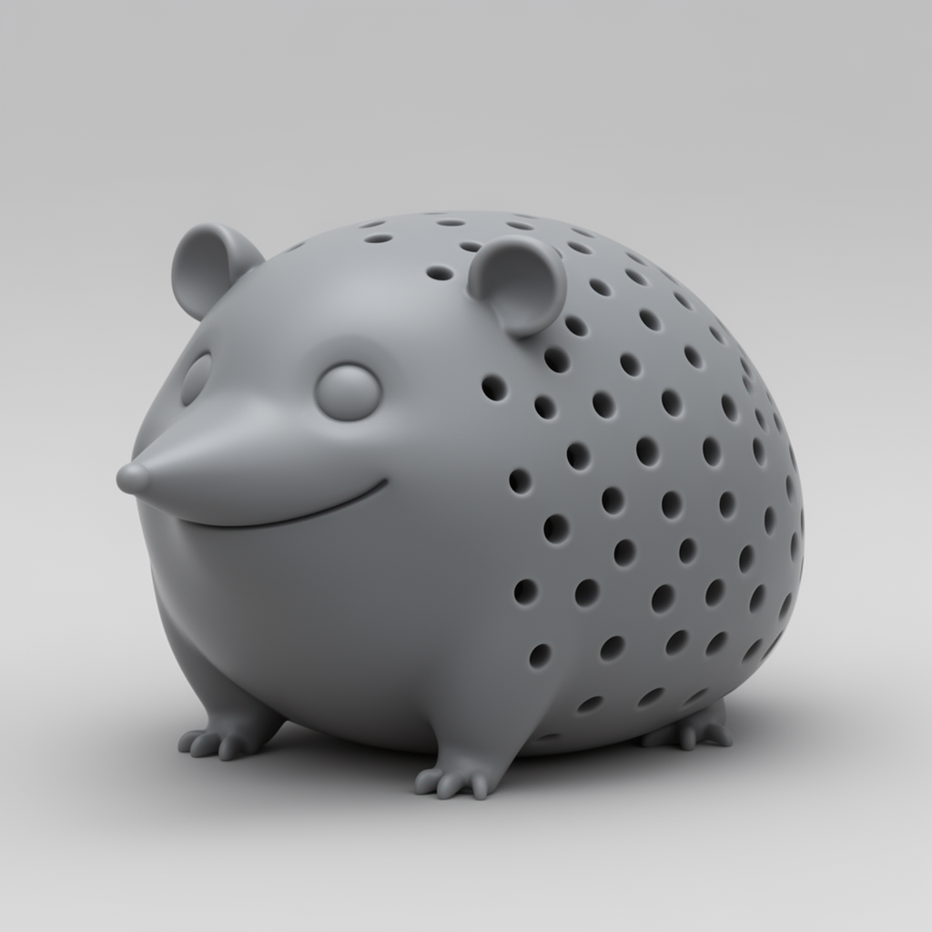 Studio Ghibli Mouse Figurine free 3D printable STL