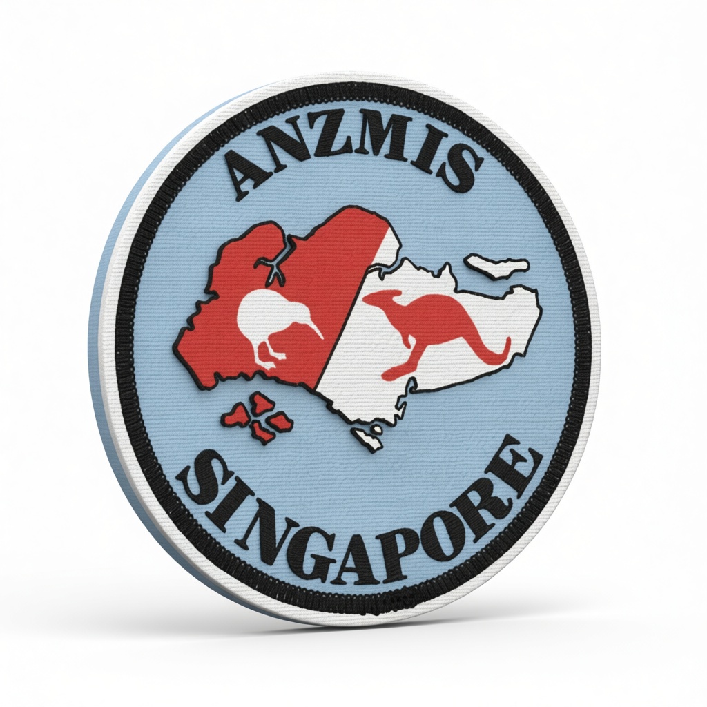 ANZMIS Singapore Patch free 3D printable STL