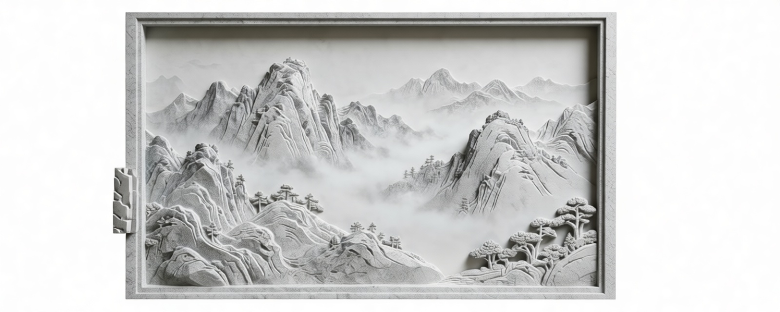 Chinese Mountain Relief free 3D printable STL