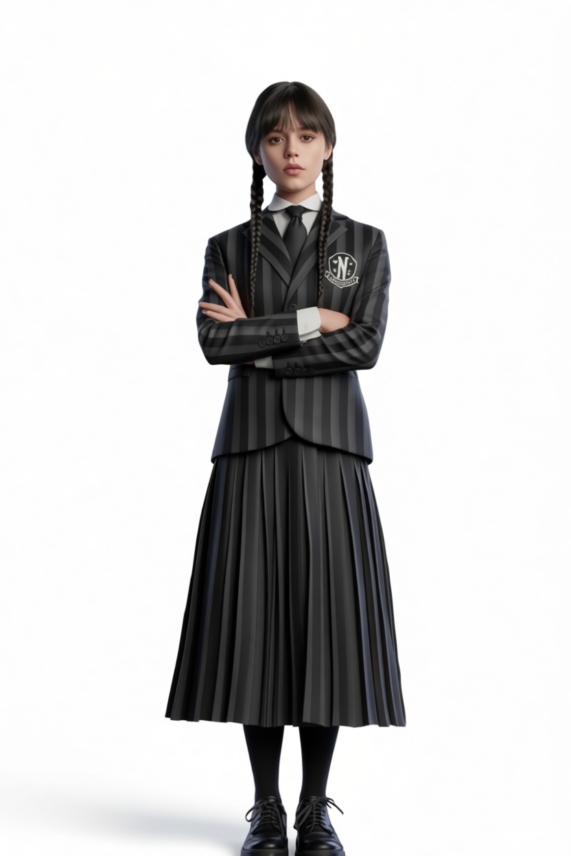 Wednesday Addams Figurine free 3D printable STL