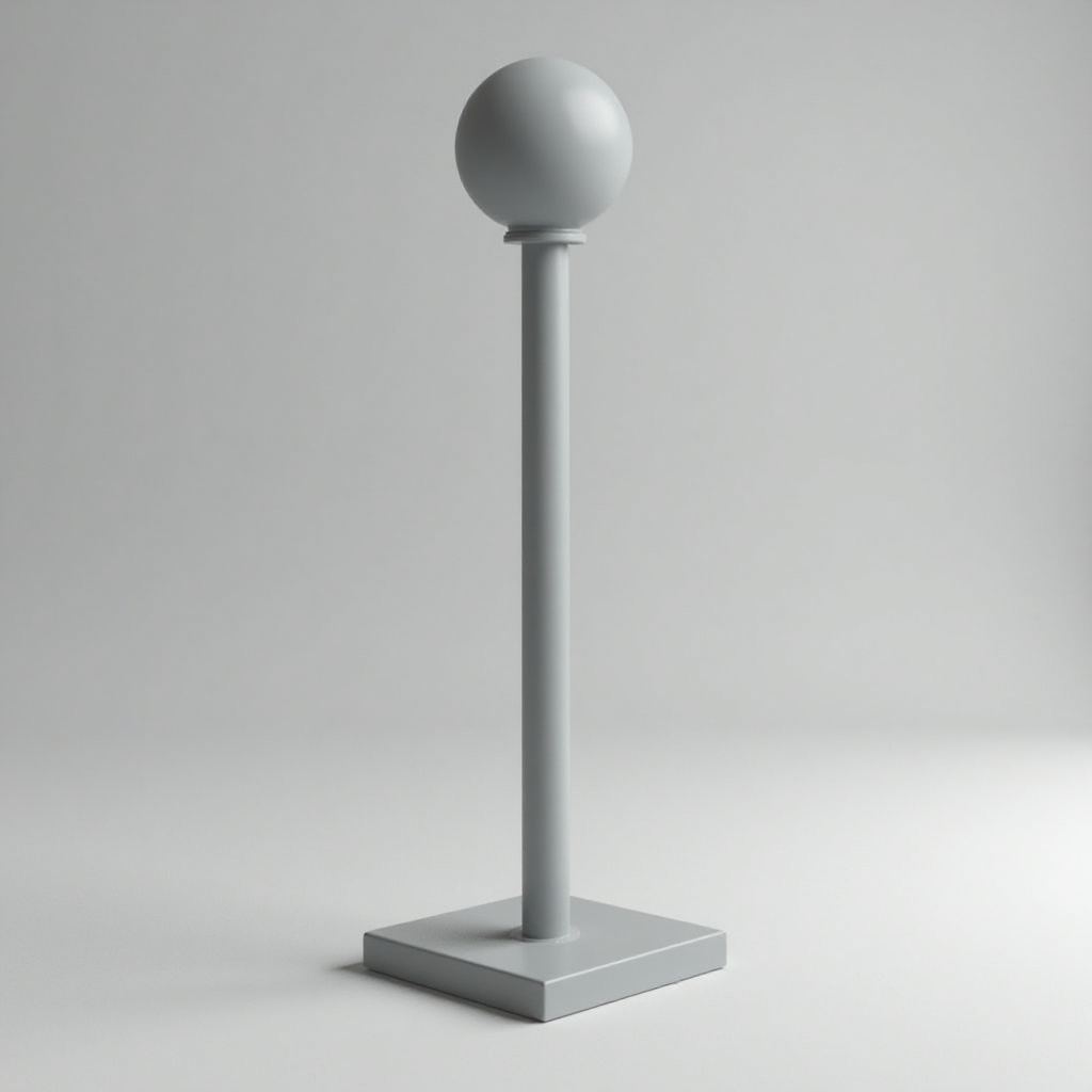 Long Pin with Square Base free 3D printable STL