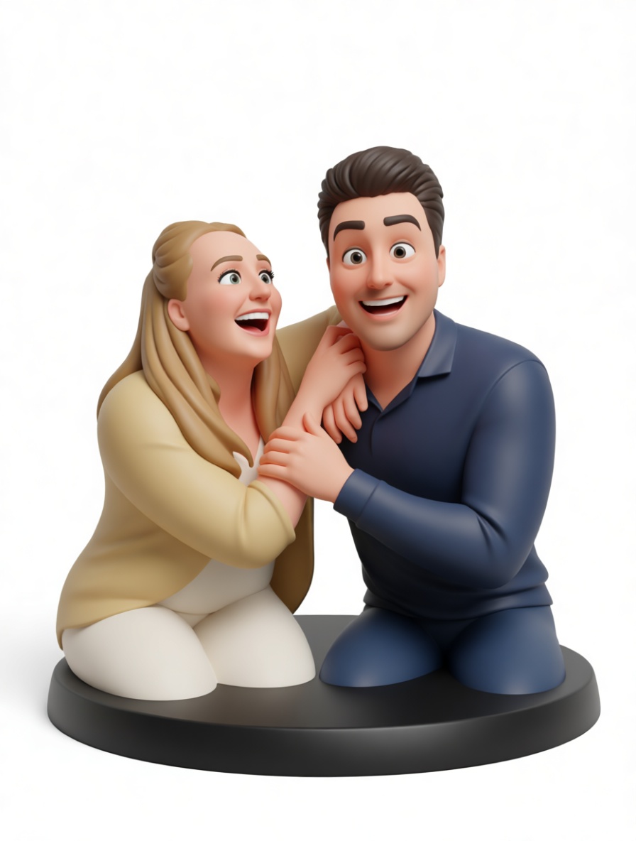 Happy Couple Figurine free 3D printable STL
