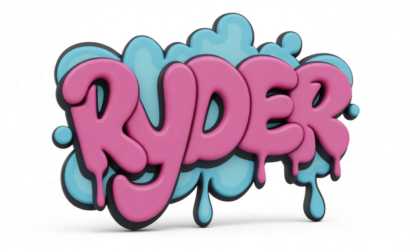 Ryder Graffiti Sculpture free 3D printable STL