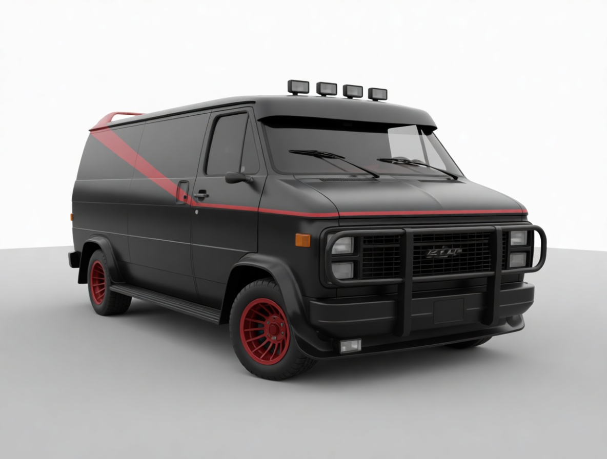 1983 GMC Vandura Van free 3D printable STL