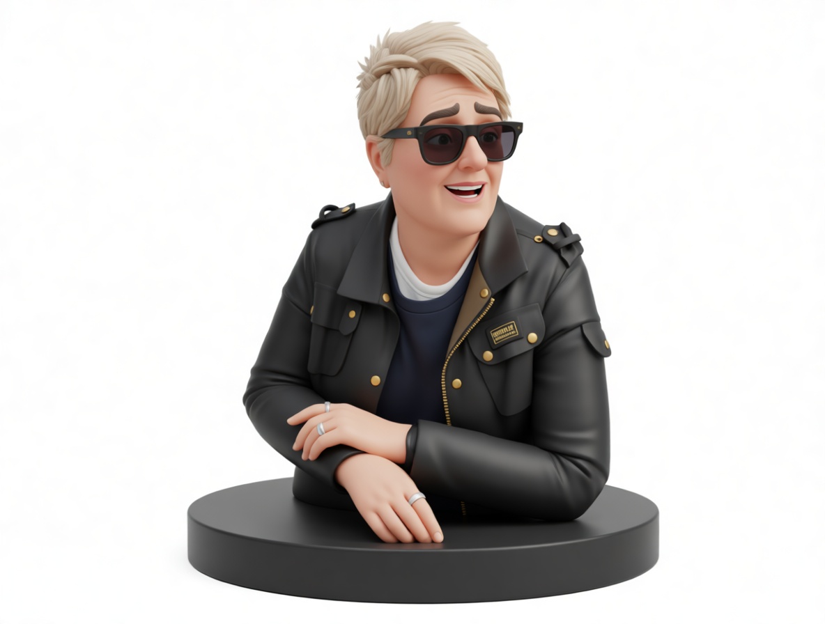 Stylish Person Bust free 3D printable STL