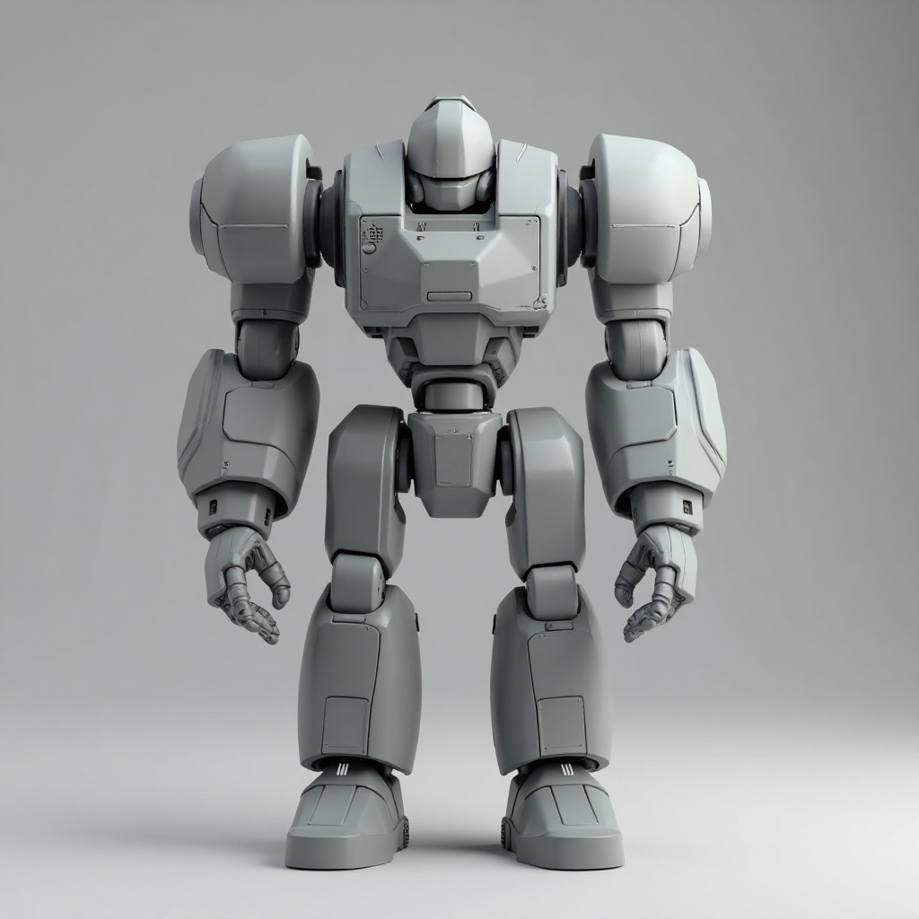 Chunky Robot Figurine free 3D printable STL