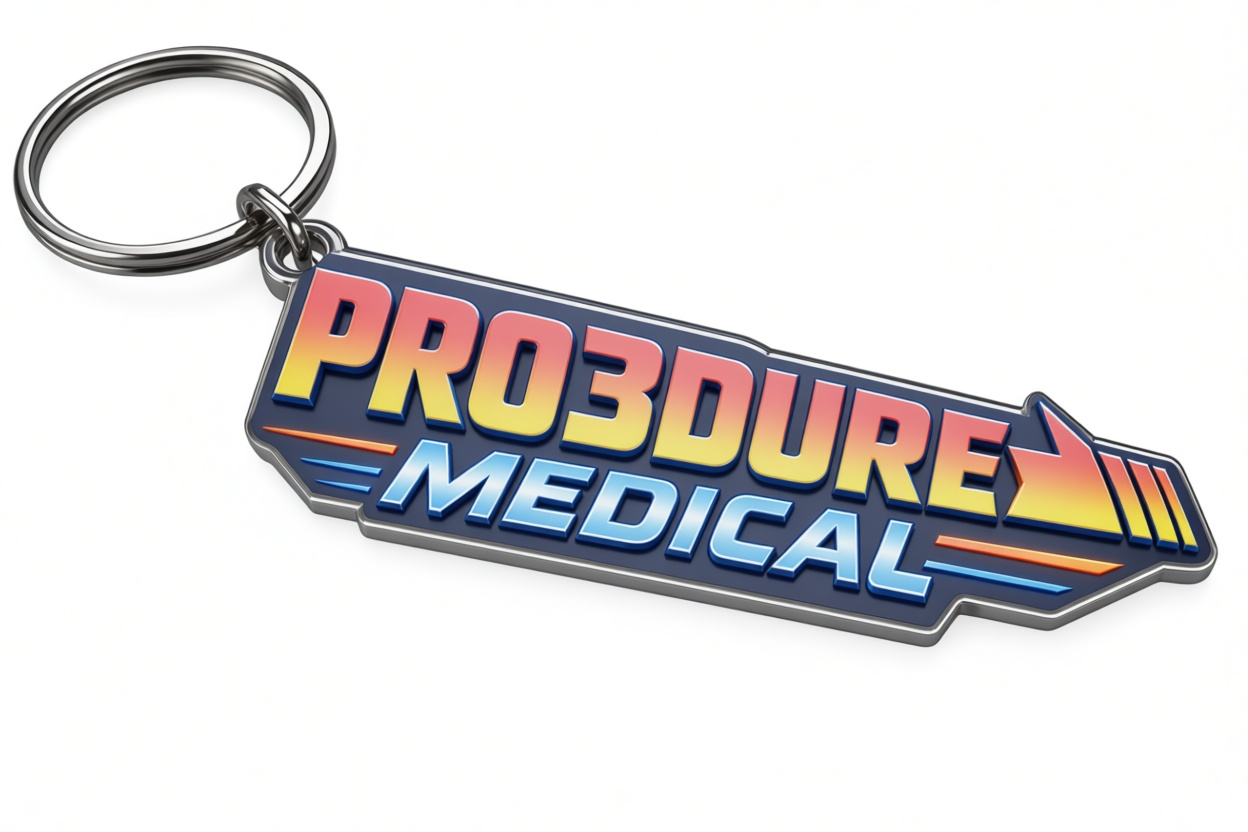 Pro3dure Medical Keychain free 3D printable STL