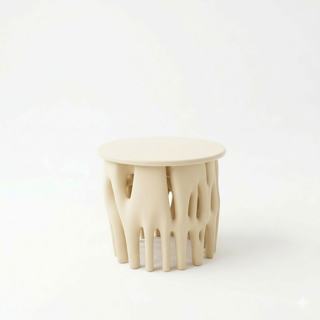 Organic Style Table Model free 3D printable STL