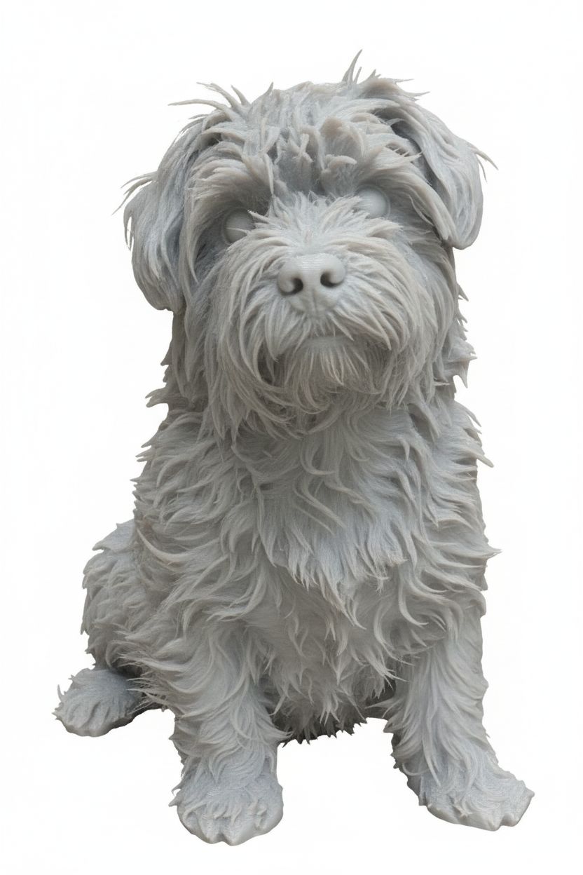 Havanese Dog Figurine free 3D printable STL