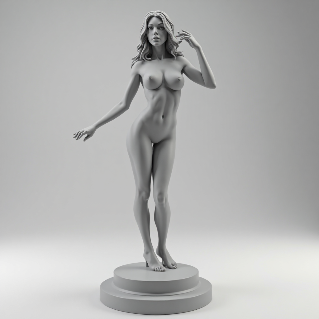 Pornstar Figurine free 3D printable STL