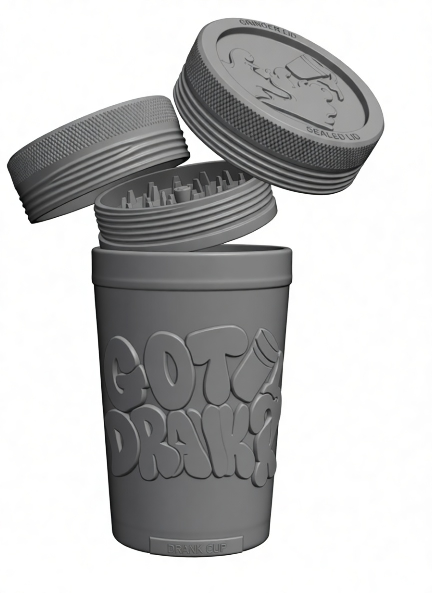 Got Dranks Grinder Cup free 3D printable STL