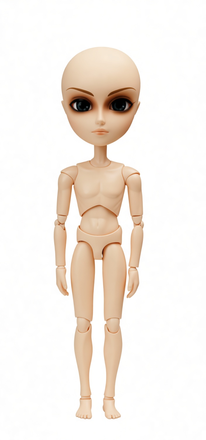 BJD Doll Model free 3D printable STL