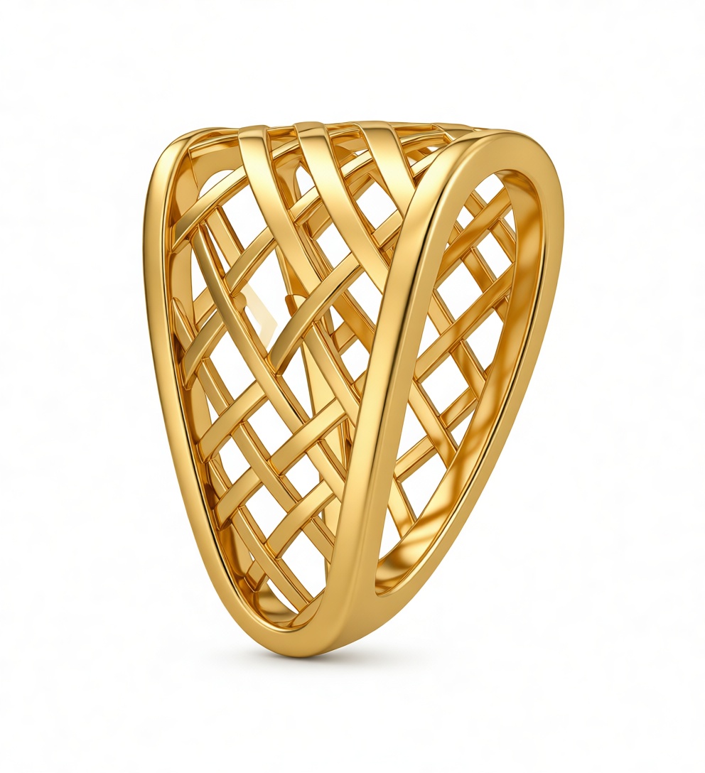 Lattice Pattern Ring free 3D printable STL