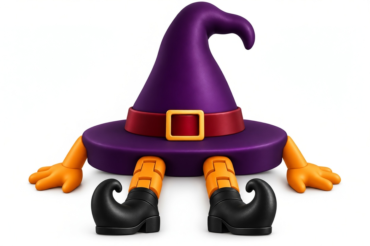 Witch Hat Figurine free 3D printable STL