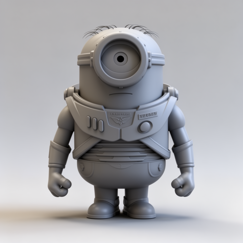 Buzz Lightyear Minion Figurine free 3D printable STL