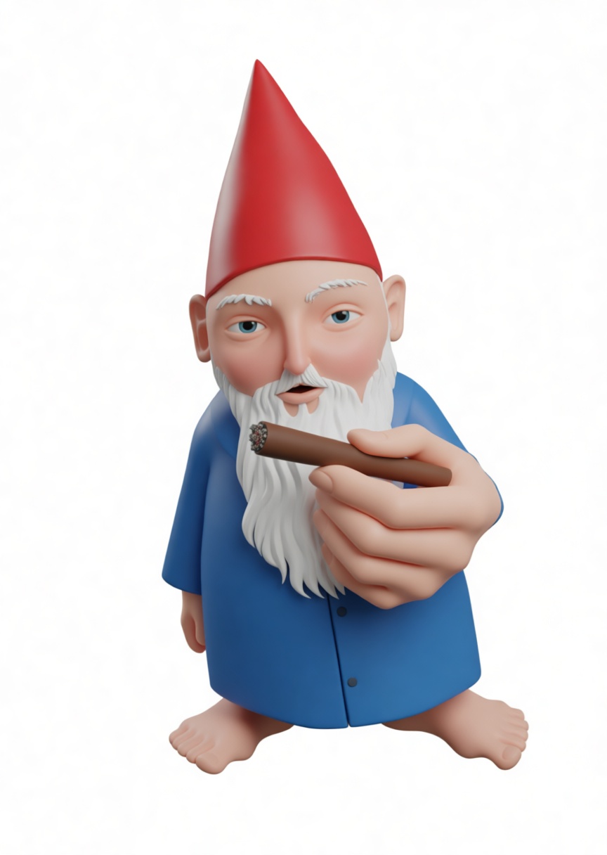 Garden Gnome Figurine free 3D printable STL