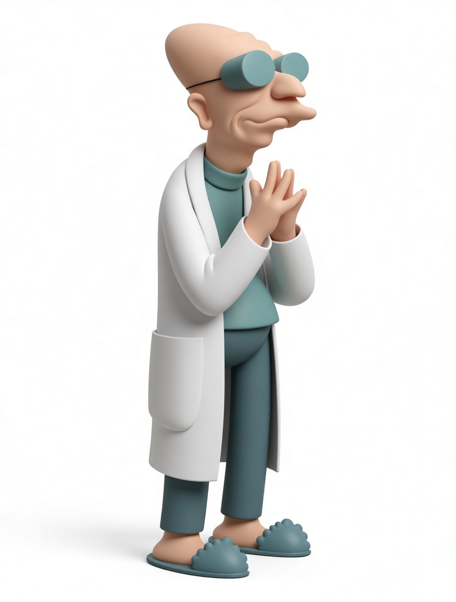 Professor Farnsworth Figurine free 3D printable STL