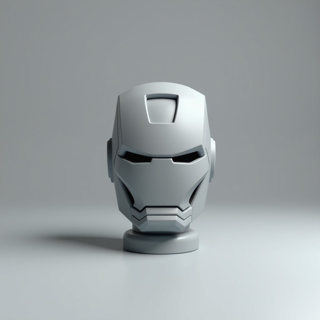 Ironman Keychain Head free 3D printable STL