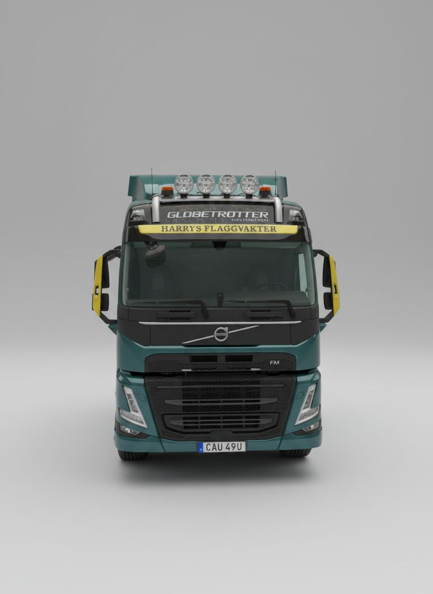 Volvo FM Truck Model free 3D printable STL