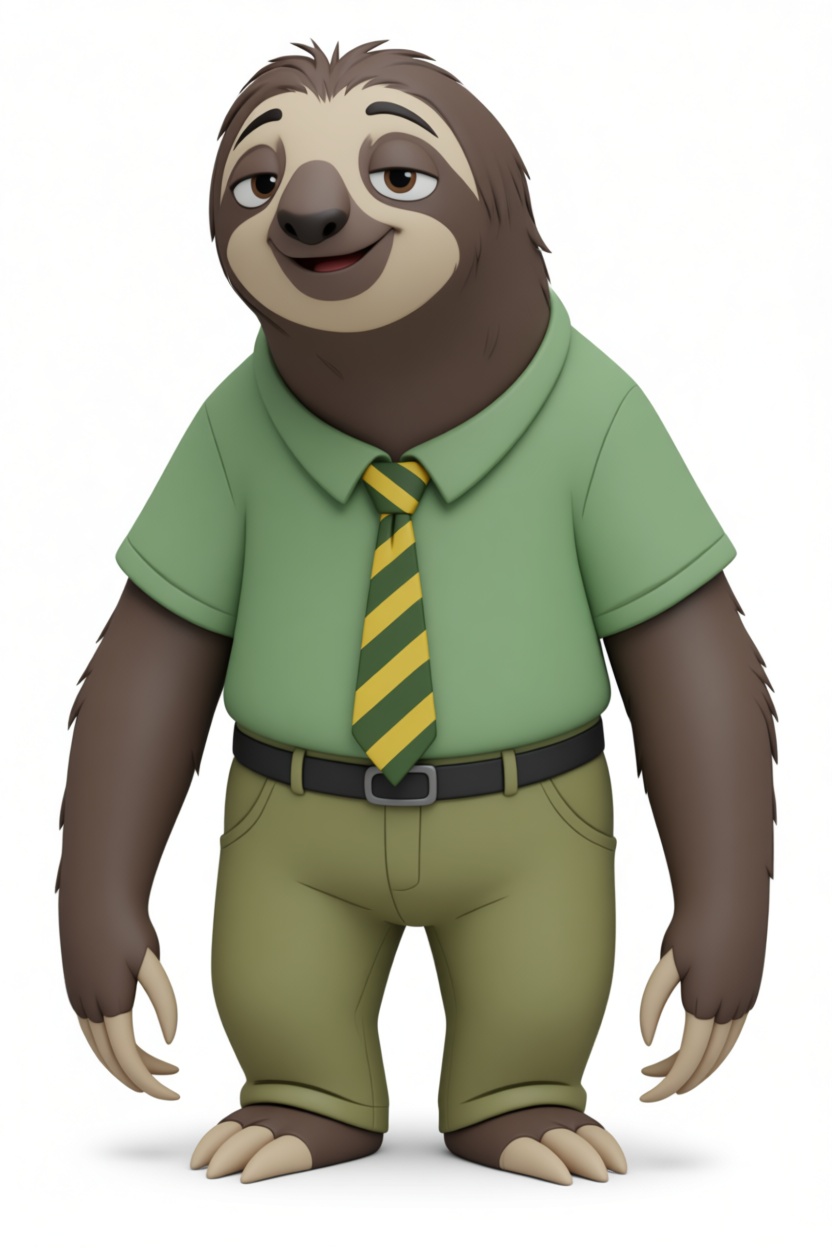 Flash Slothmore Figurine free 3D printable STL