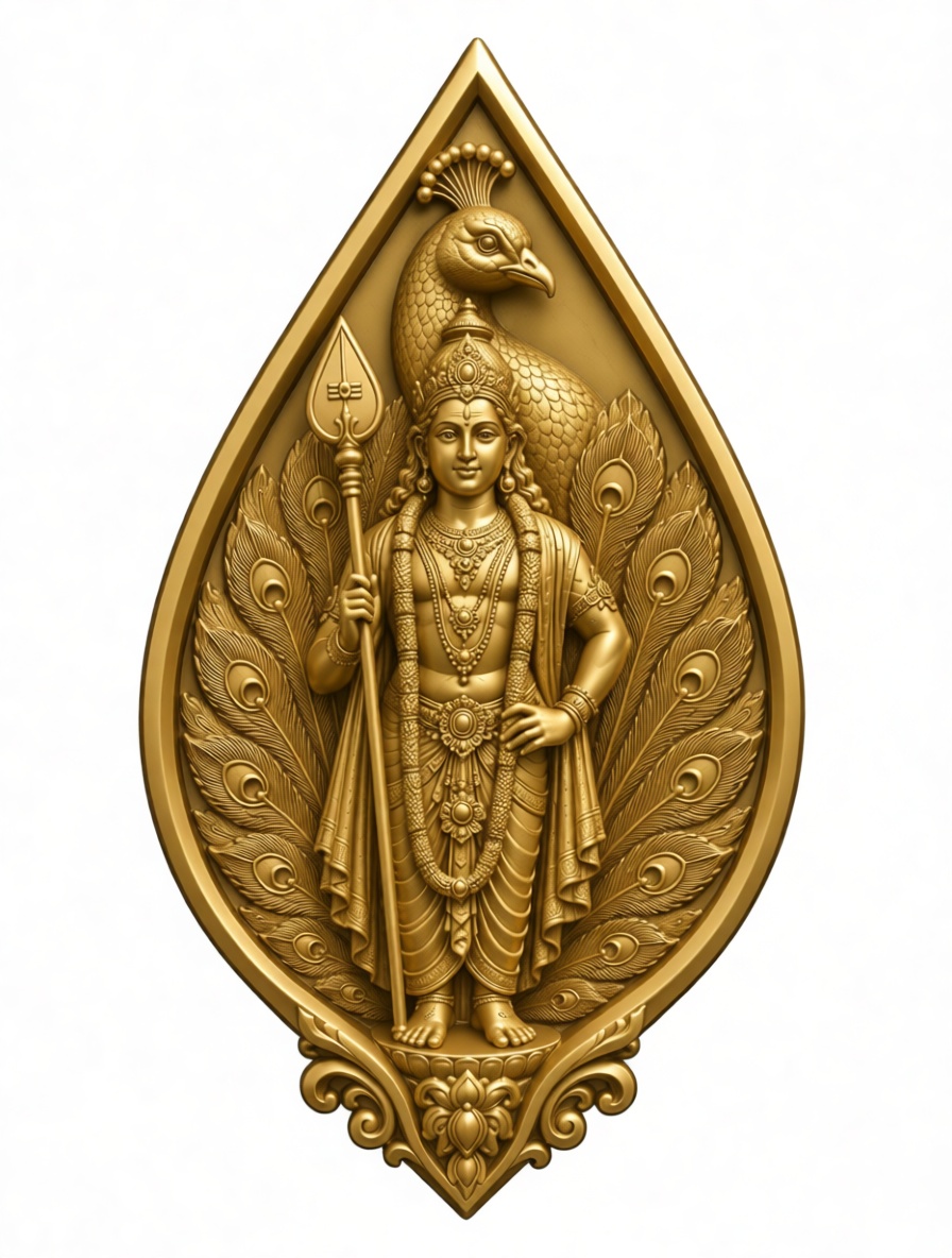 Murugan Statue Relief free 3D printable STL