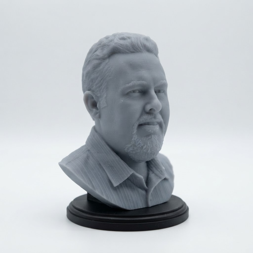 Custom Male Bust free 3D printable STL