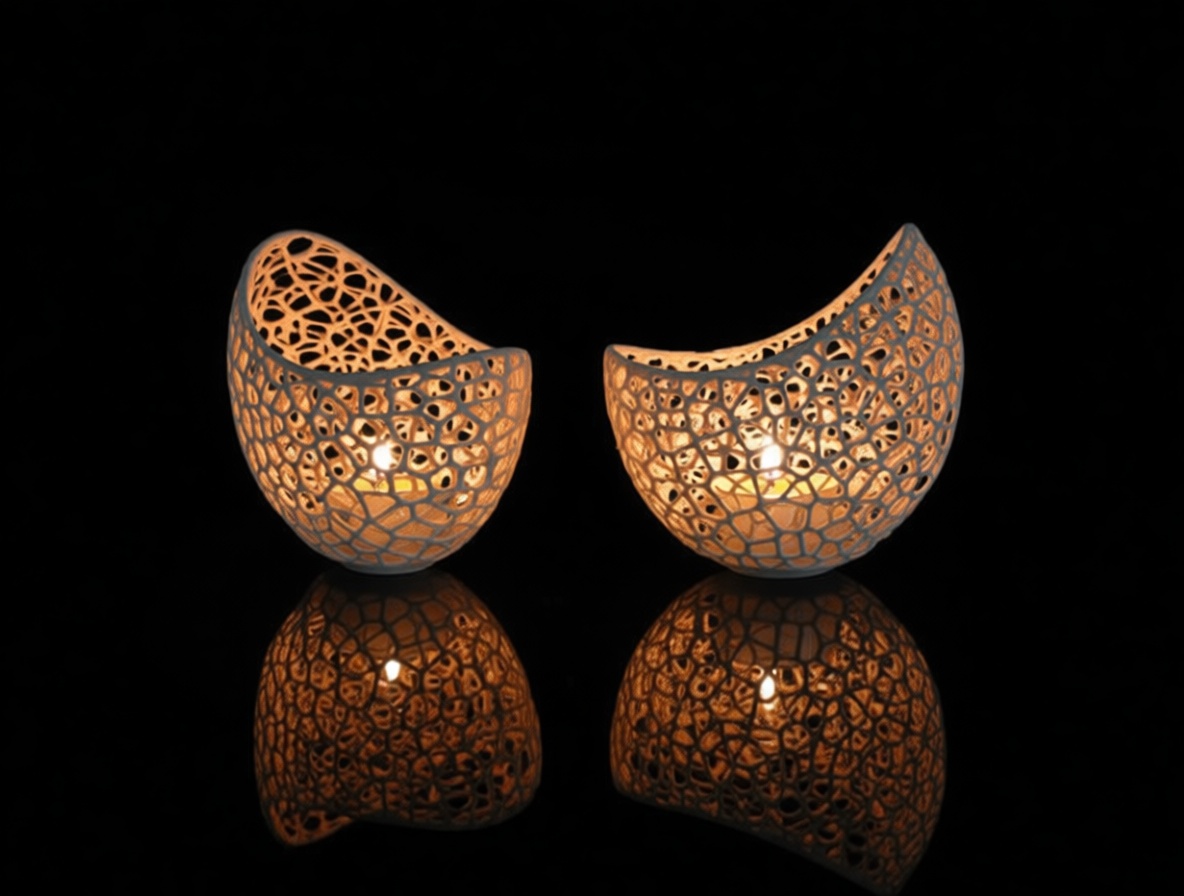 Lace Pattern Candle Holder free 3D printable STL