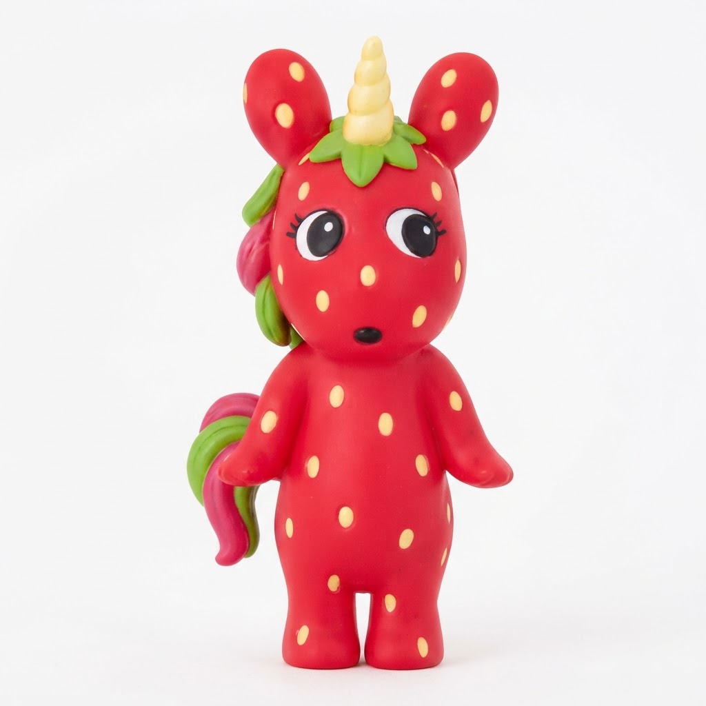 Strawberry Unicorn Figurine free 3D printable STL