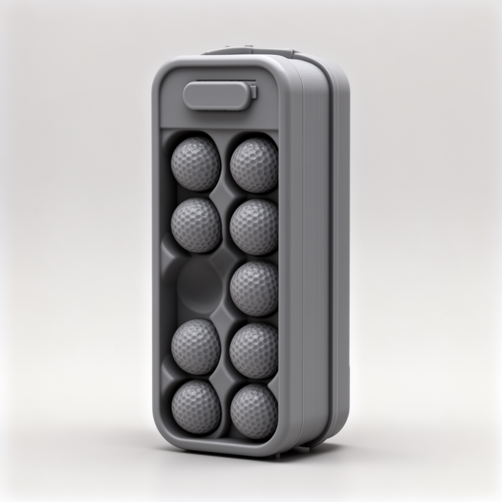Golf Ball Holder Case free 3D printable STL