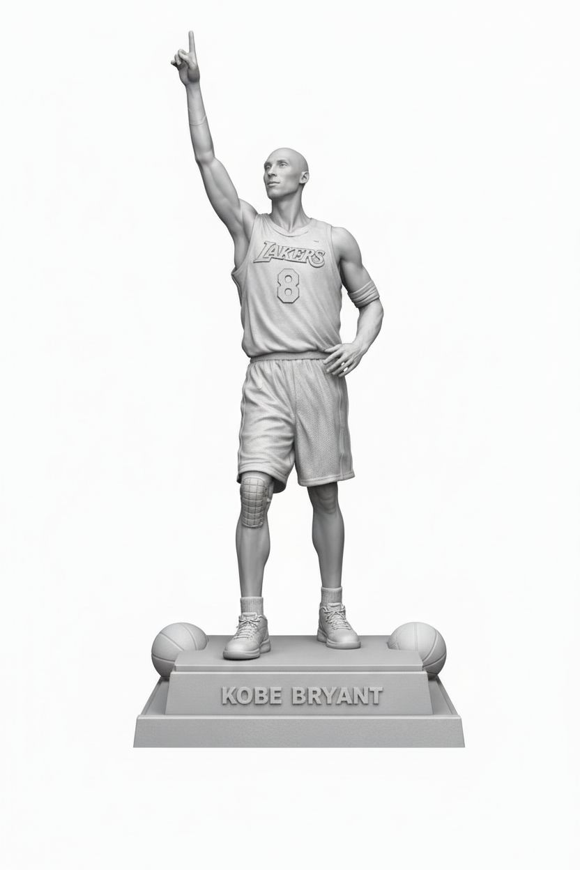 Kobe Bryant Statue free 3D printable STL