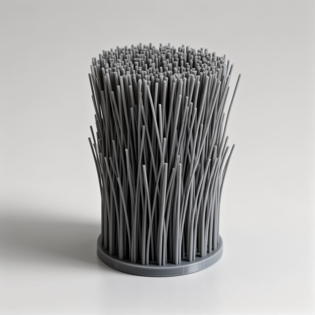 PLA Brush Bristles Model free 3D printable STL