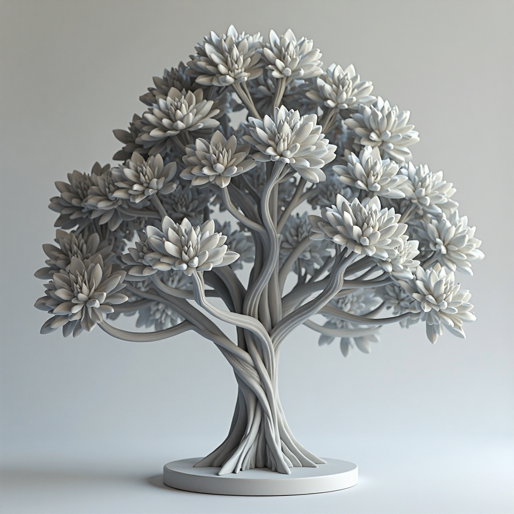 Banyan Tree Sculpture - Free 3D Printable STL File