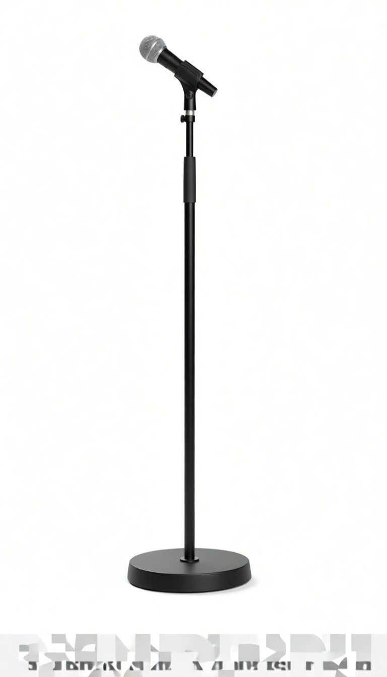 Dynamic Microphone Stand Model free 3D printable STL