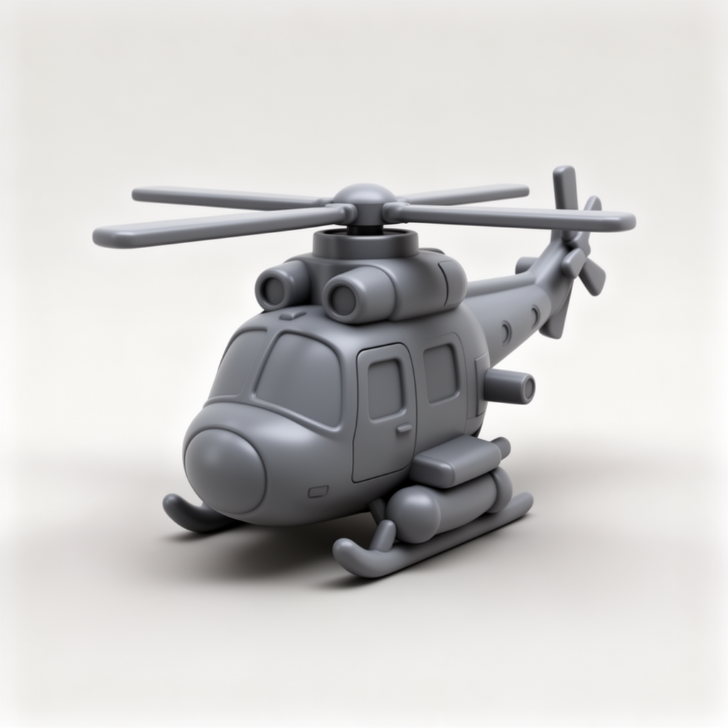 Sea Stallion Helicopter Model free 3D printable STL