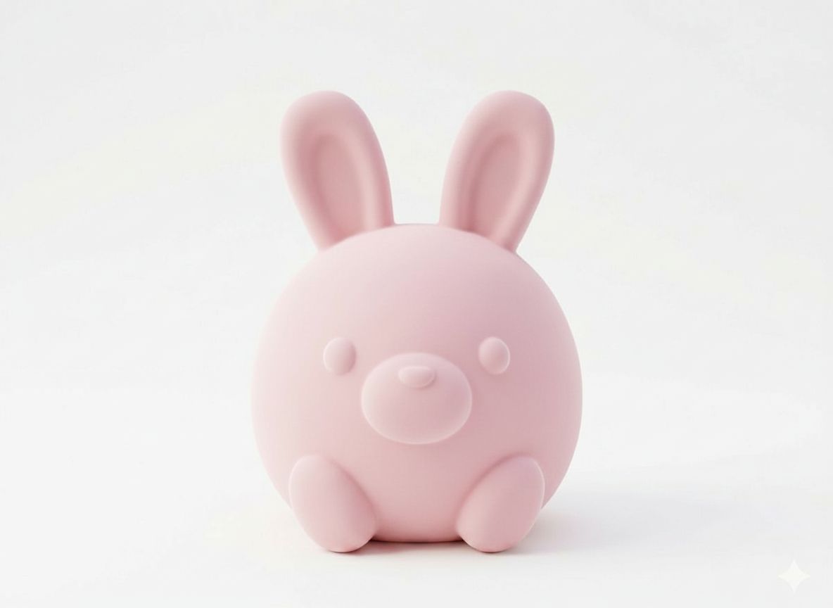 Cute Bunny Figurine free 3D printable STL
