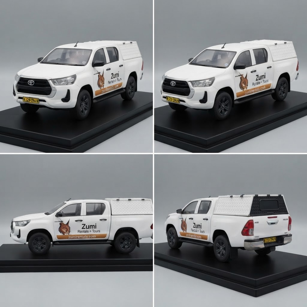 Toyota Hilux 2020 Model free 3D printable STL