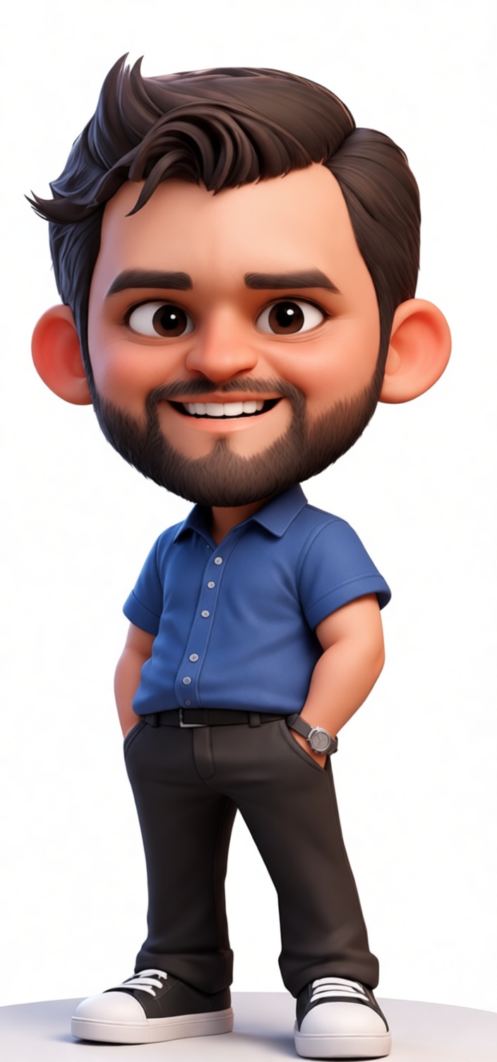 Smiling Man Figurine free 3D printable STL