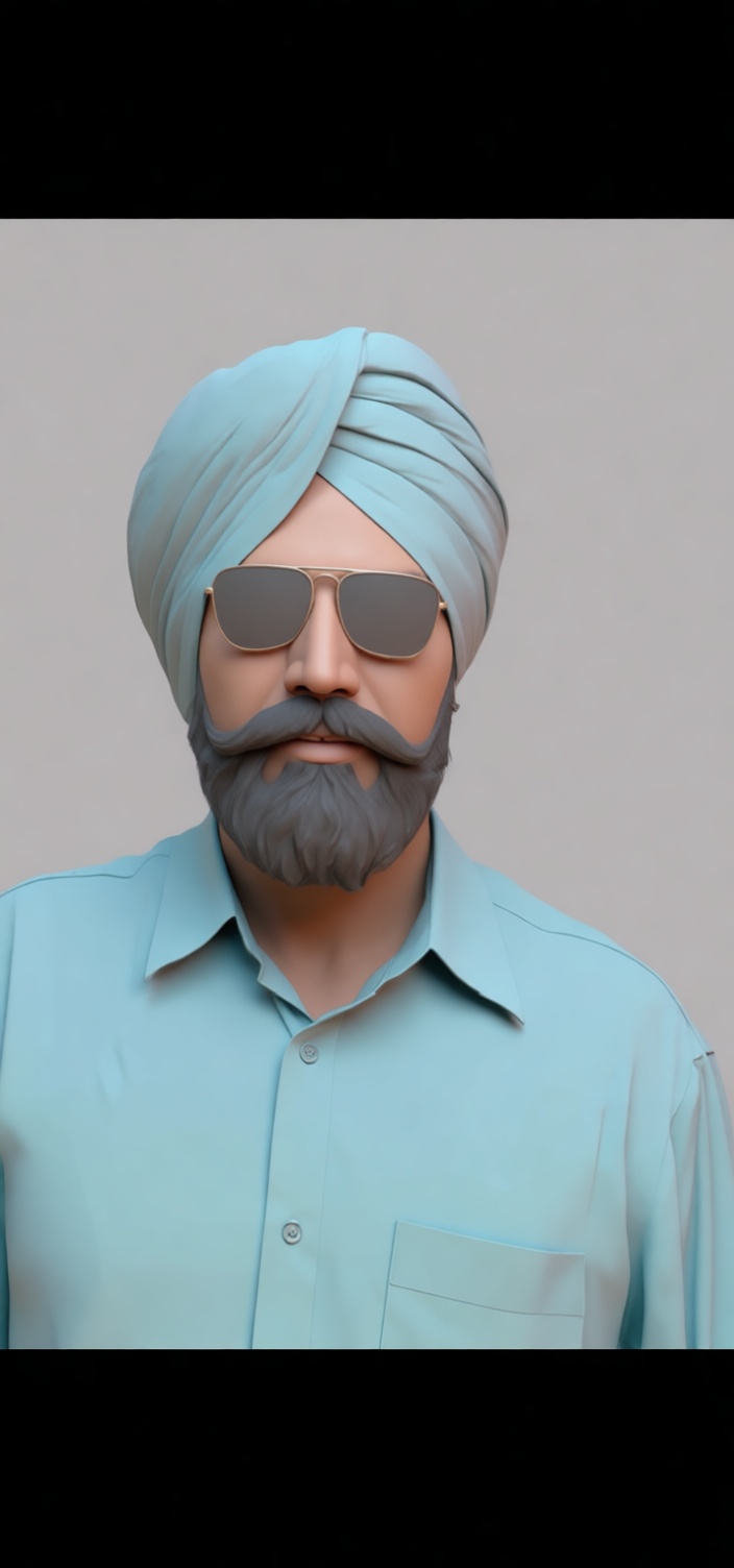 Sikh Man Bust free 3D printable STL