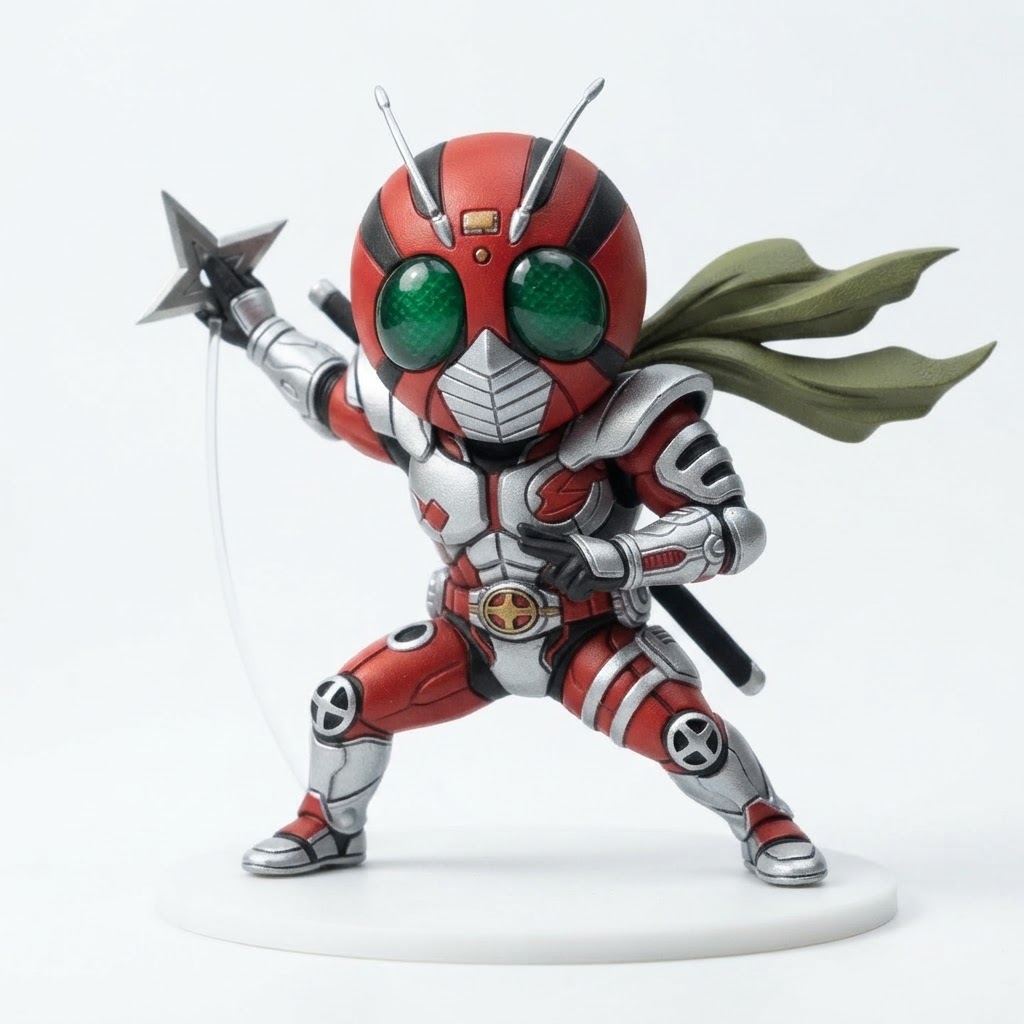 Kamen Rider V3 Figurine free 3D printable STL