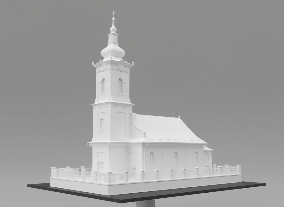 Baroque Church Model free 3D printable STL