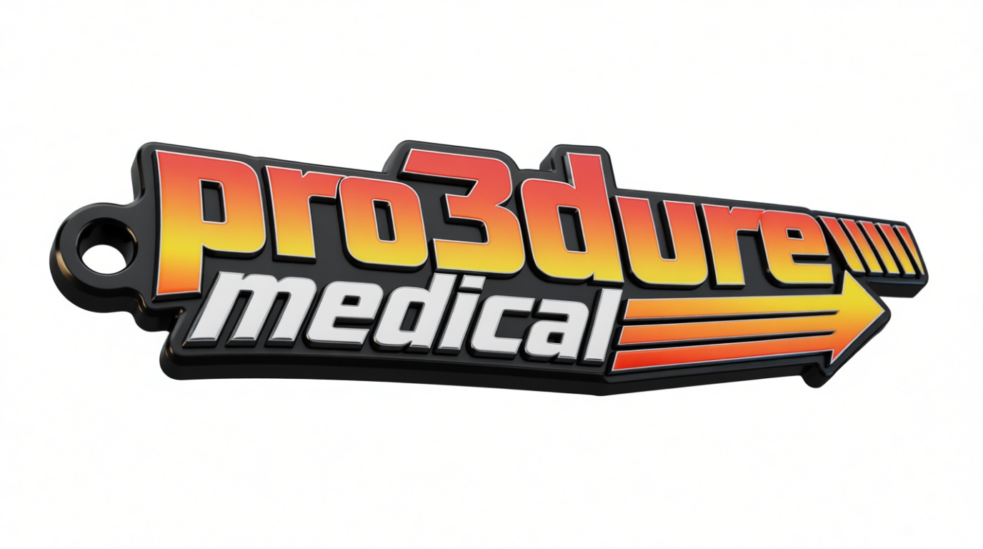 Pro3dure Medical Keychain free 3D printable STL