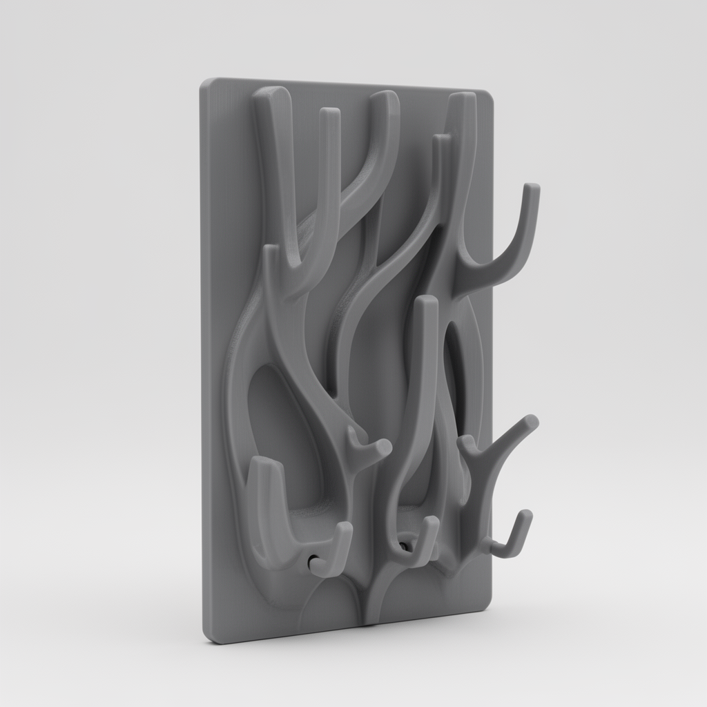 Abstract Wall Keyholder free 3D printable STL