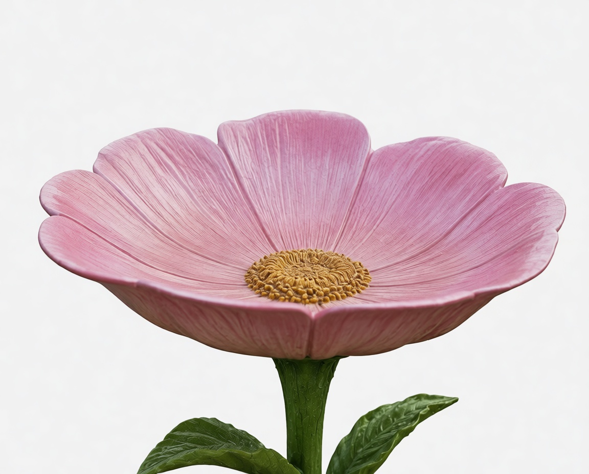 Pink Cosmos Flower Bowl free 3D printable STL