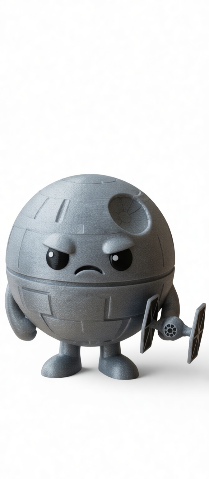 Death Star Figurine free 3D printable STL