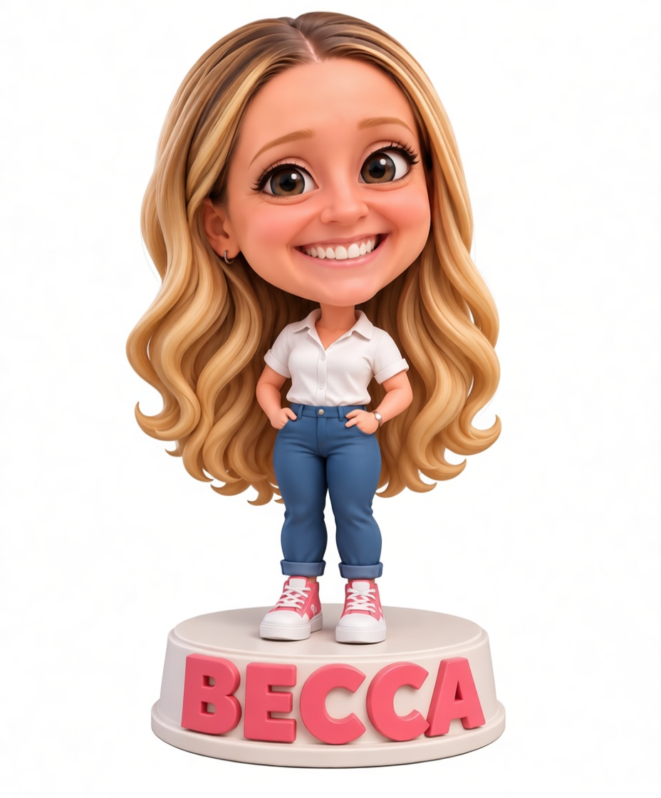 Becca Caricature Figurine free 3D printable STL