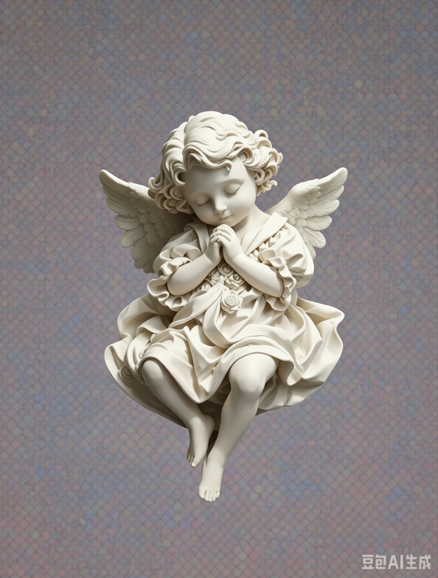 Praying Angel Figurine free 3D printable STL