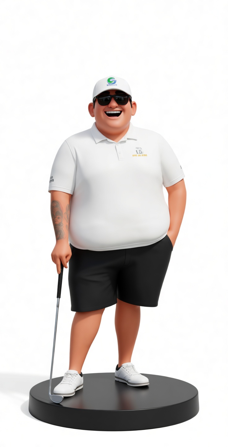 Golfer Figurine free 3D printable STL