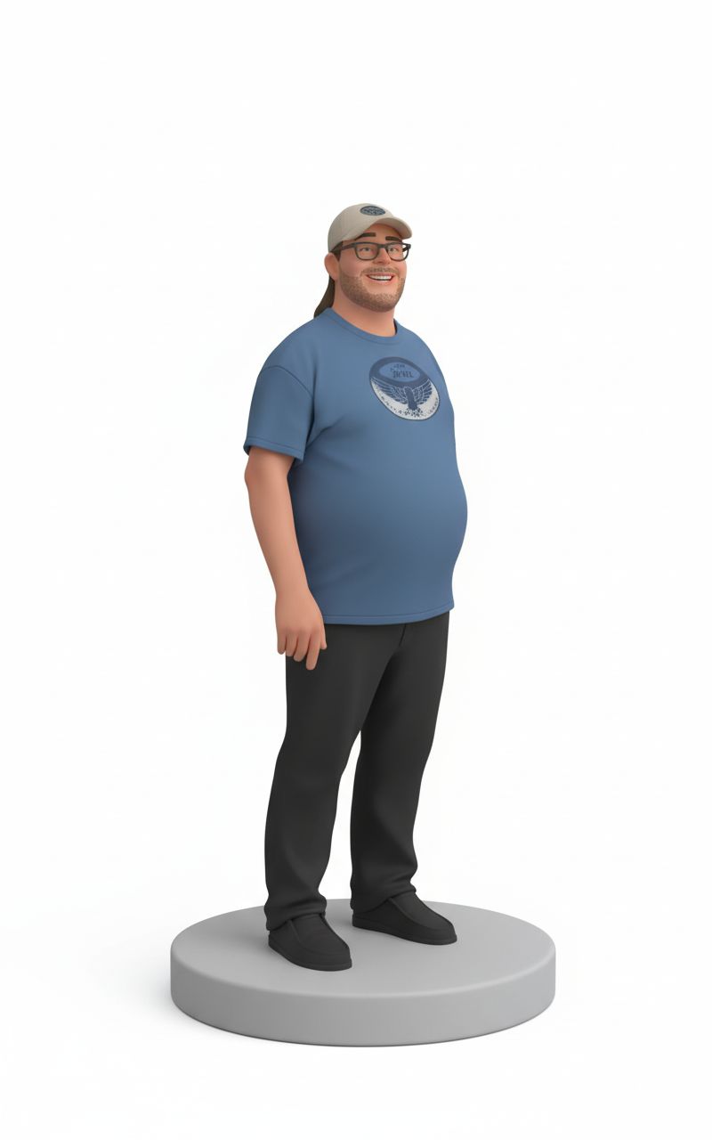 Casual Character Design free 3D printable STL