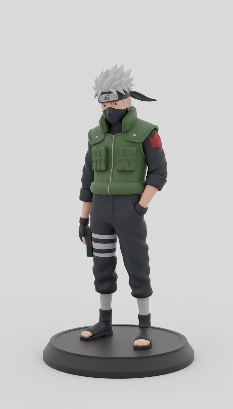 Kakashi Hatake Figure free 3D printable STL