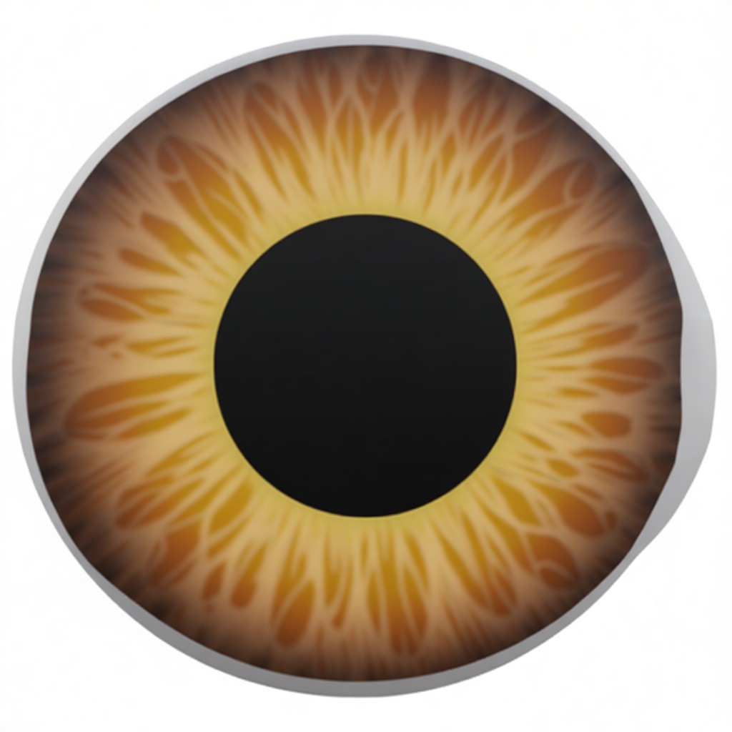 Human Iris Model free 3D printable STL